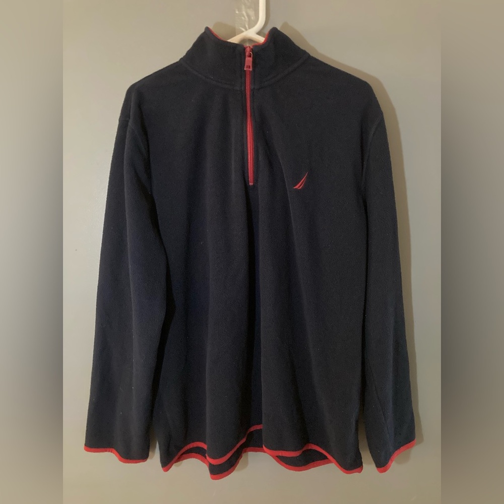 In Excellent Condition! NAUTICA Fleece Quarter Zip Up